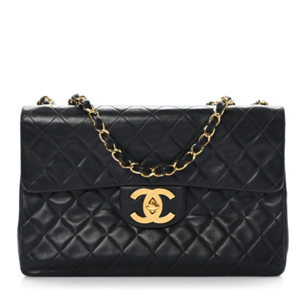 Authentic Vintage Chanel XL flap bag